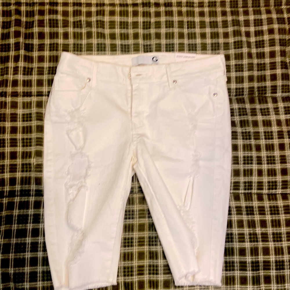 By guess men ripped shorts